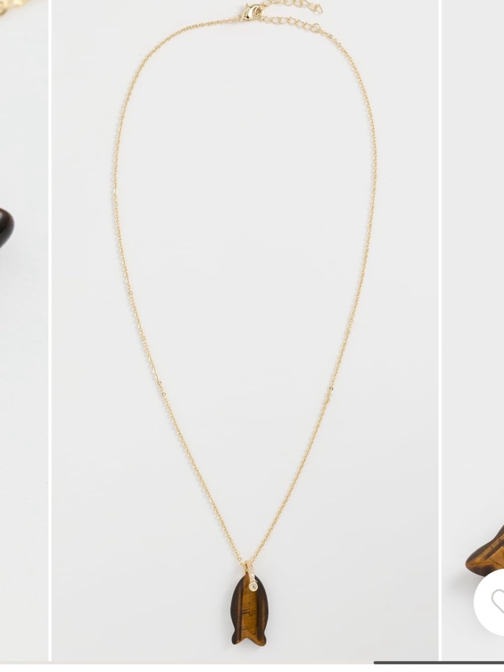 Adina Eden Fish Pendant Necklace